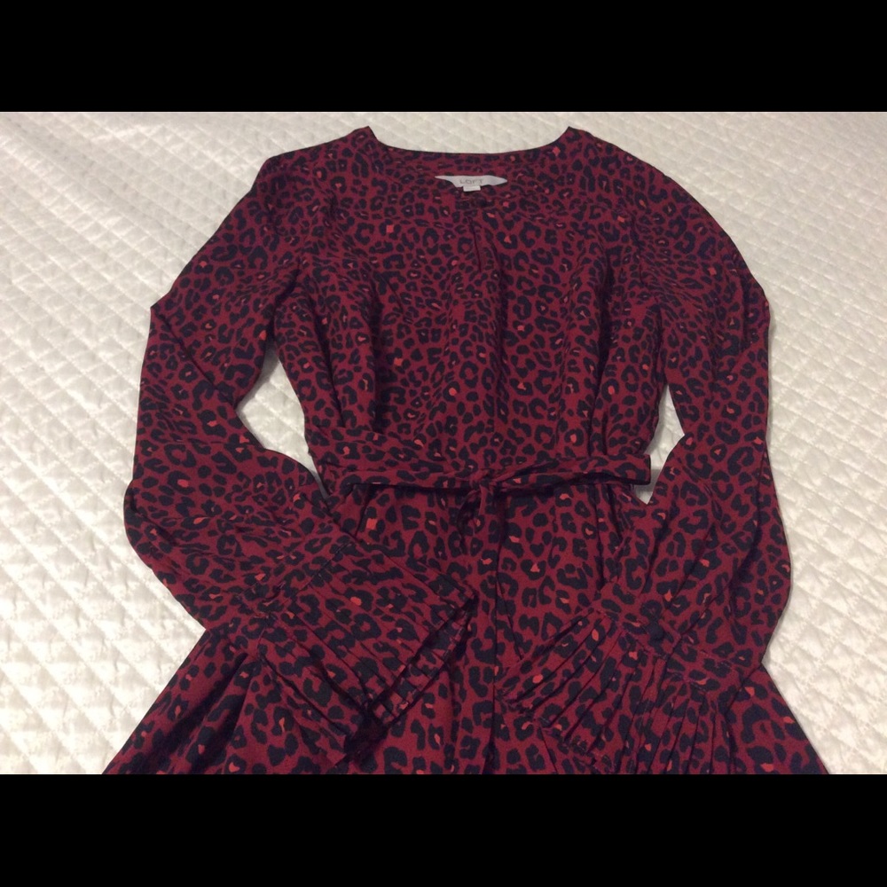 Red cheetah print from loft